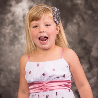 I'd rather make this face than smile.