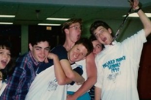 Matt and his preteen posse. Boys will be boys.